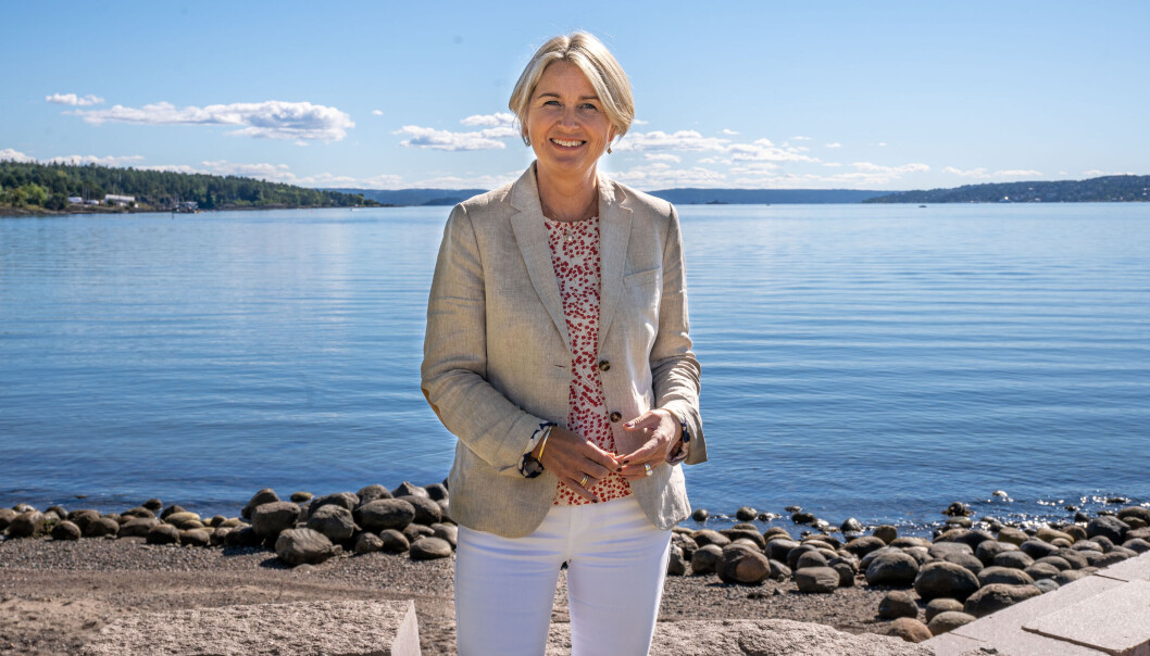 Nokut-direktør Kristin Vinje forteller at de så langt ikke har opplevd noen voldsom pågang fra Ukraina. Nokut-direktør Kristin Vinje forteller at de så langt ikke har opplevd noen voldsom pågang fra Ukraina.