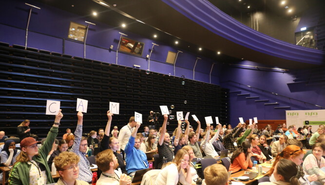 «Campussamling», det var budskapet NTNU-delegasjonen ønsket å kommunisere til statsråden. «Campussamling», det var budskapet NTNU-delegasjonen ønsket å kommunisere til statsråden.