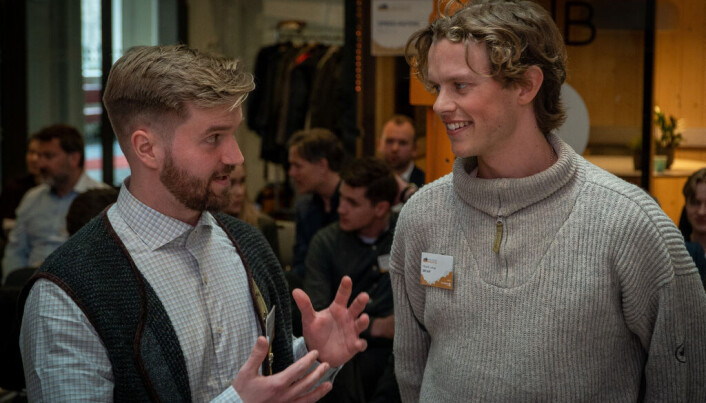 Håvard Lystrup kom for å få med seg Christian Nielsens opptreden og gi oppmuntrende ord. Håvard Lystrup kom for å få med seg Christian Nielsens opptreden og gi oppmuntrende ord.