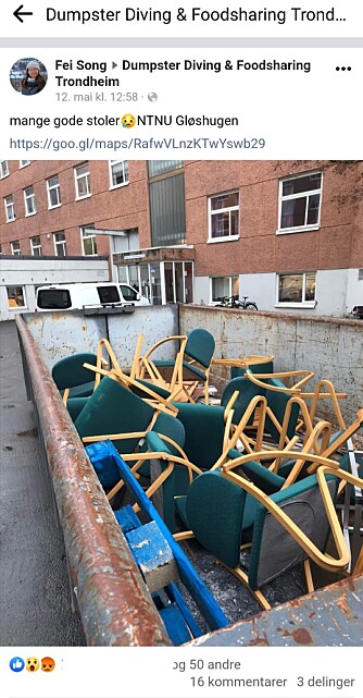 Dette var posten Fei Song la ut på sosiale medier. Dette var posten Fei Song la ut på sosiale medier.