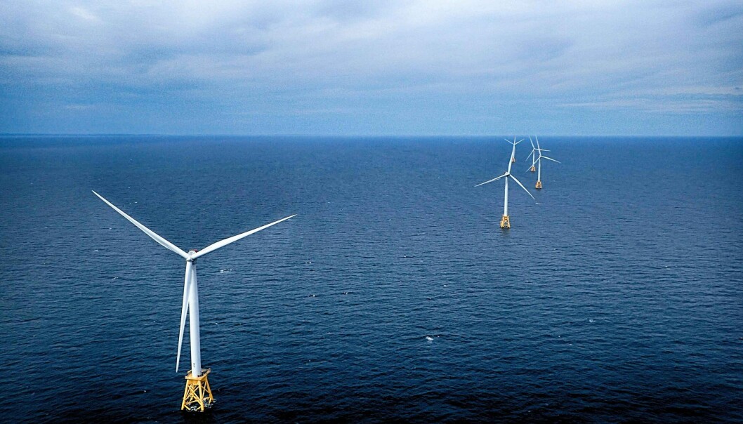 Landets ledere overser grunnleggende fysiske realiteter når de satser på havvind, skriver Jan Emblemsvåg. Her ser vi Block Island Offshore Wind Farm, som er den første kommersielle havvind-parken i USA. Illustrasjonsbilde. Landets ledere overser grunnleggende fysiske realiteter når de satser på havvind, skriver Jan Emblemsvåg. Her ser vi Block Island Offshore Wind Farm, som er den første kommersielle havvind-parken i USA. Illustrasjonsbilde.