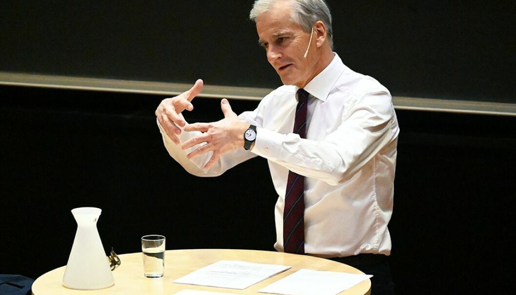 – Det er ingenting som tyder på at krigen er nært føreståande å slutta, sa statsminister Jonas Gahr Støre.. – Det er ingenting som tyder på at krigen er nært føreståande å slutta, sa statsminister Jonas Gahr Støre..