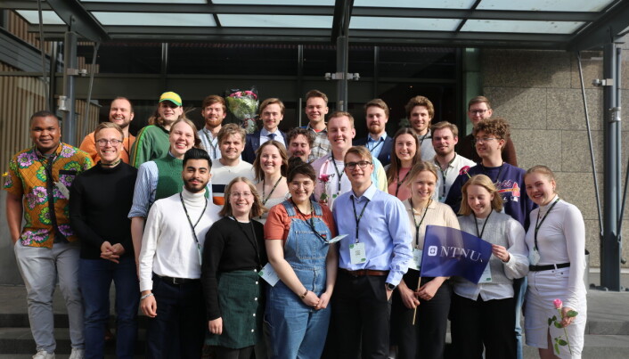Valseth har flere år bak seg i NTNUs studentdemokrati. Her er han sammen med årets NTNU-delegasjon til NSO-landsmøtet. Valseth har flere år bak seg i NTNUs studentdemokrati. Her er han sammen med årets NTNU-delegasjon til NSO-landsmøtet.