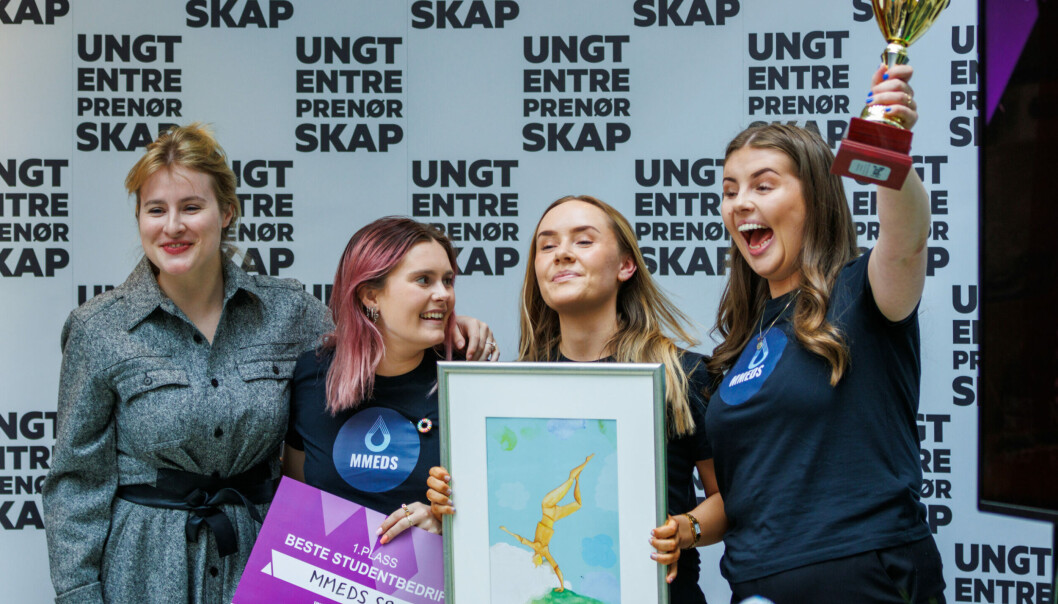 Bildet er fra da studentbedriften vant NM. Bildet er fra da studentbedriften vant NM.