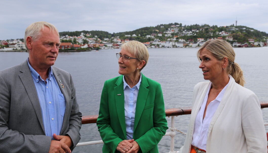 Morten Wolden, Anne Borg og Audhild Kvam er enige om at Trondheim er nordens beste studieby og skal fortsette å være det. Her samlet i en helt annen by: Arendal. Morten Wolden, Anne Borg og Audhild Kvam er enige om at Trondheim er nordens beste studieby og skal fortsette å være det. Her samlet i en helt annen by: Arendal.