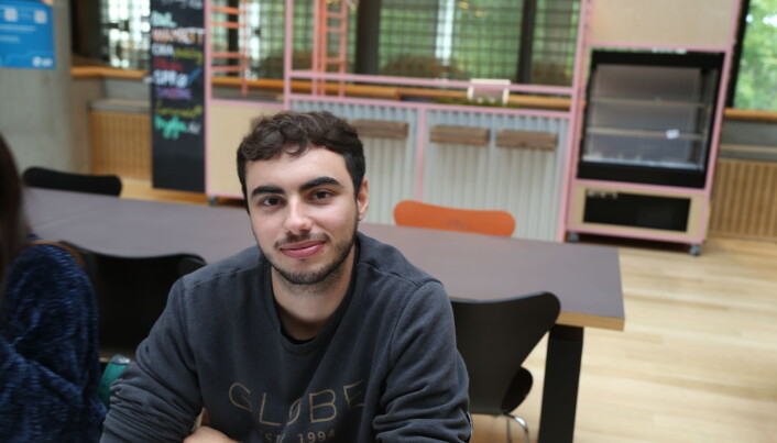 Så langt er Samuele Mucci svært fornøyd med NTNU Så langt er Samuele Mucci svært fornøyd med NTNU