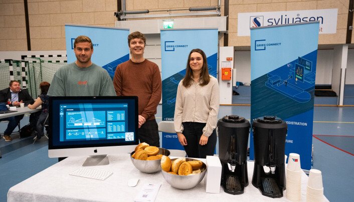 Grieg Connect er et av selskapene i Gjøvik Arena for å sjarmere studentene. Grieg Connect er et av selskapene i Gjøvik Arena for å sjarmere studentene.