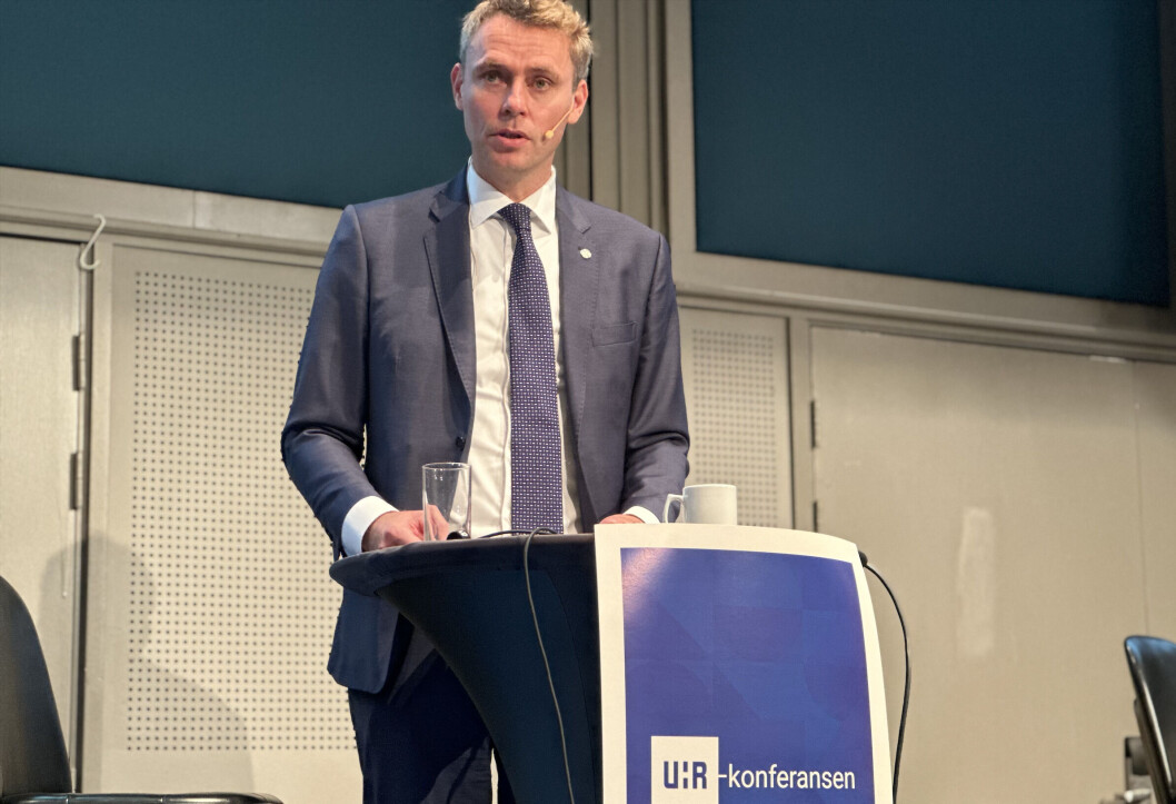 Statsråd Ola Borten Moe presenterte hovedpunktene i regjeringens langtidsplan under årskonferansen til Universitets- og høgskolerådet. Statsråd Ola Borten Moe presenterte hovedpunktene i regjeringens langtidsplan under årskonferansen til Universitets- og høgskolerådet.