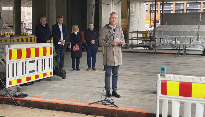 Statsbyggs Marius Tunstad åpner Helgasetr: Hvordan går det med campusprosjektet i stort? Statsbyggs Marius Tunstad åpner Helgasetr: Hvordan går det med campusprosjektet i stort?