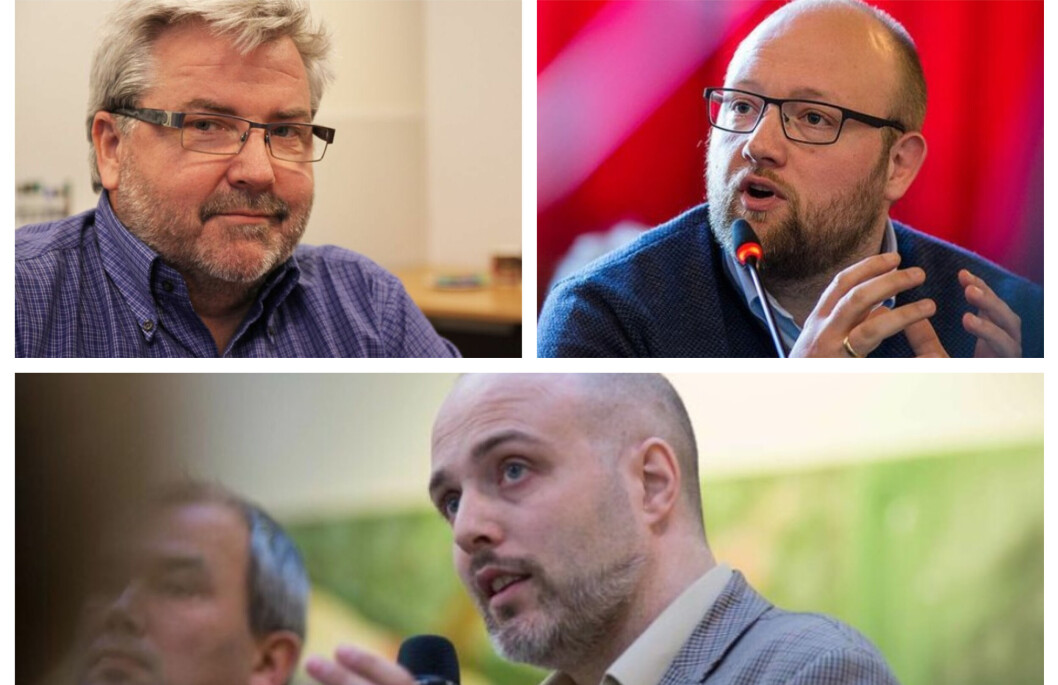 De tre NTL-erne Sturla Søpstad (øverst til venstre), Thomas Ferstad (øverst til høyre) og Ronny Kjelsberg mener mye av årsaken til høy midlertidighet ligger i finansieringen av institusjonene. De tre NTL-erne Sturla Søpstad (øverst til venstre), Thomas Ferstad (øverst til høyre) og Ronny Kjelsberg mener mye av årsaken til høy midlertidighet ligger i finansieringen av institusjonene.