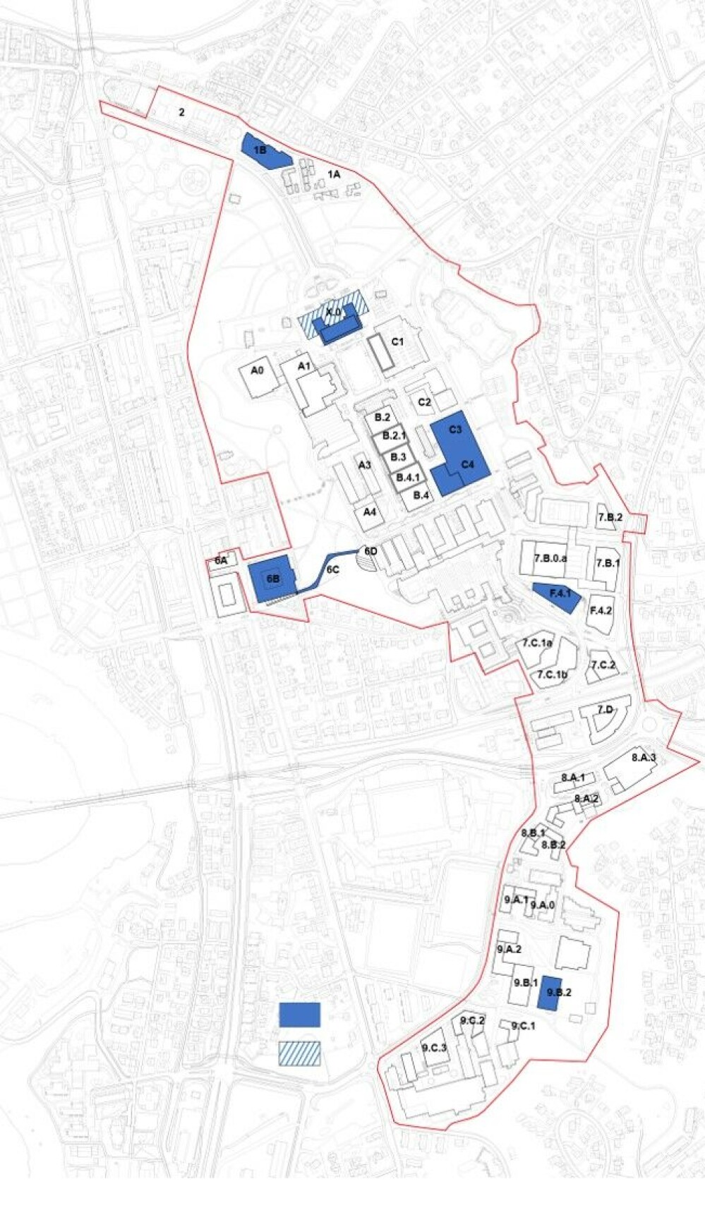 2A: Dette kartet viser en mindre ombygging av Hovedbygget. og er NTNUs foretrukne løsning. I C3 og C4 er HumSam plassert. Økonomi og innovasjon i 6B. Se faktaboks i saken for mer informasjon. 2A: Dette kartet viser en mindre ombygging av Hovedbygget. og er NTNUs foretrukne løsning. I C3 og C4 er HumSam plassert. Økonomi og innovasjon i 6B. Se faktaboks i saken for mer informasjon.