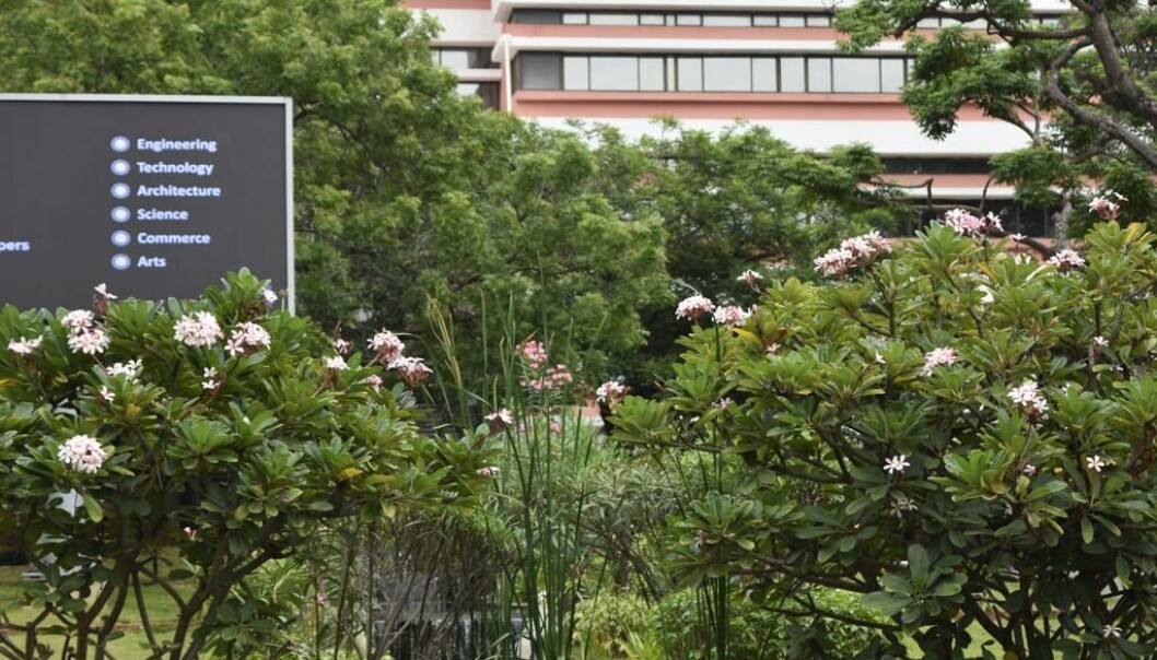 - Her på Indian Institute of Technology Madras (bildet) må du være til stede i 85 prosent av klassene, noe som fører til at du ofte ser trøtte og uinteresserte studenter i fagene med dårlige professorer, skriver Farestvedt. - Her på Indian Institute of Technology Madras (bildet) må du være til stede i 85 prosent av klassene, noe som fører til at du ofte ser trøtte og uinteresserte studenter i fagene med dårlige professorer, skriver Farestvedt.