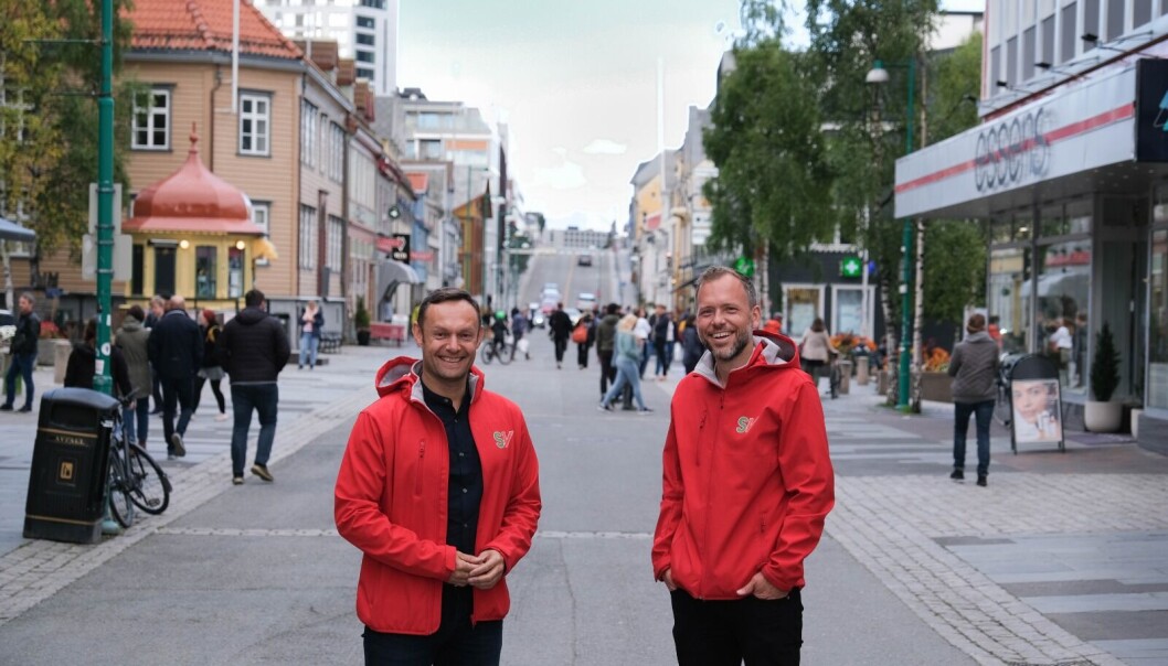 estleder Torgeir Knag Fylkesnes og leder Audun Lysbakken ønsker seg mer til studenter og grønn forskning, mindre til fossil forskning. estleder Torgeir Knag Fylkesnes og leder Audun Lysbakken ønsker seg mer til studenter og grønn forskning, mindre til fossil forskning.