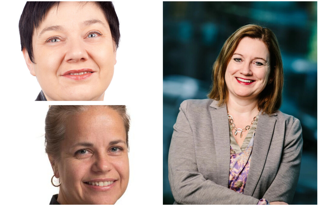 Kommunikasjonsleder ved IE-fakultetet Margrethe Meyer Bratt, og seniorrådgiver Nina Kotte er interne søkere. Anne Kirkhusmo (t.h.) kommer fra Bane NOR. Kommunikasjonsleder ved IE-fakultetet Margrethe Meyer Bratt, og seniorrådgiver Nina Kotte er interne søkere. Anne Kirkhusmo (t.h.) kommer fra Bane NOR.
