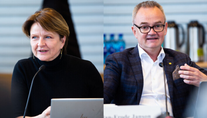 Nina Refseth og Jan Frode Jansson er eksterne representanter i styret. De holder seg konsise og avventende. Nina Refseth og Jan Frode Jansson er eksterne representanter i styret. De holder seg konsise og avventende.