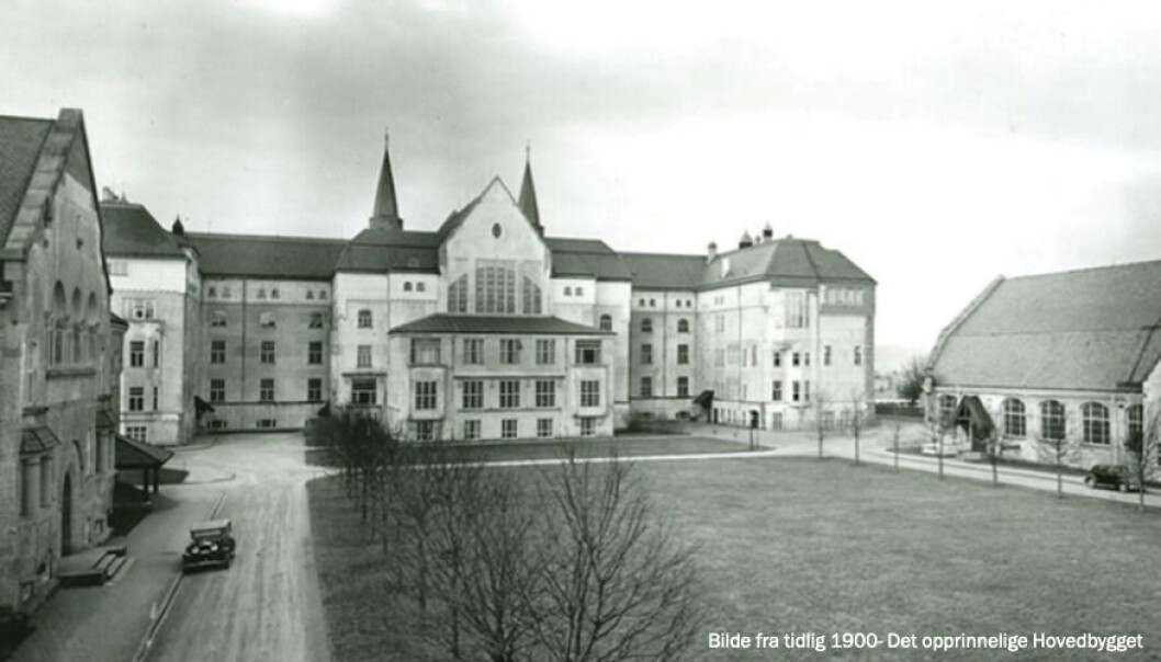 Slik så sørsida ut i 1910. Slik så sørsida ut i 1910.