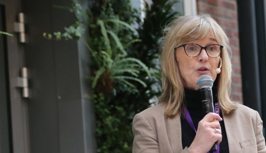 Nestleder for utdanning Ruth Grüters er en av de som arrangerte karrieredagen og holdt også åpningstalen.