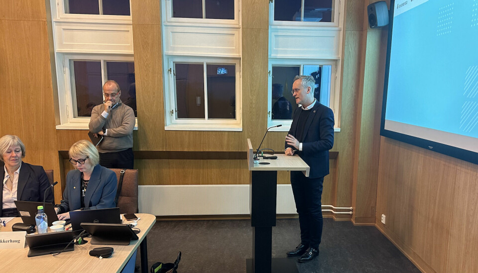 Statsbyggs John Arnt Vatnan og Marius Tunstad ga en muntlig statusoppdatering om byggeprosjektet for NTNU-styret i januar. Nå foreligger byggeprogrammet.