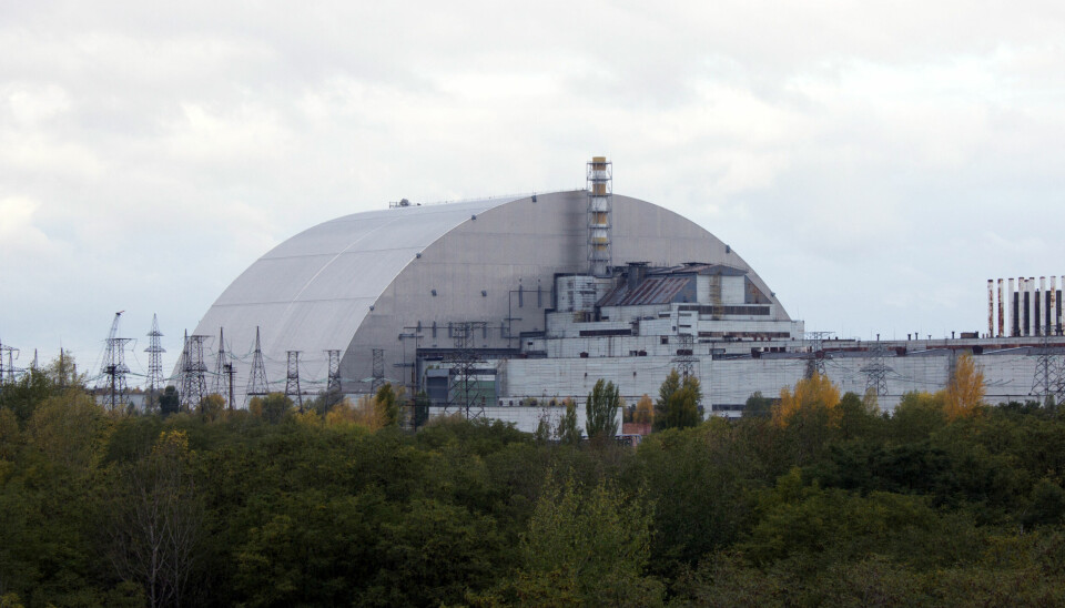 Illustrasjonsfoto: New Safe Confinement er en struktur som ble plassert på atomkraftverket i Tsjernobyl i 2016 for å begrense restene av reaktor fire.