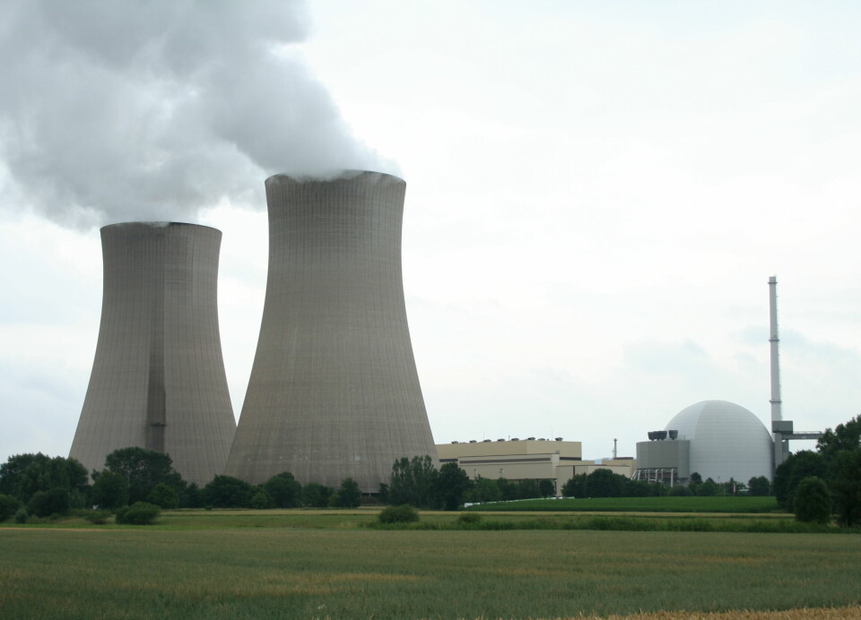 Kjernekraftverk i Grohnde i Tyskland. En ide også for Norge? Debatten går.