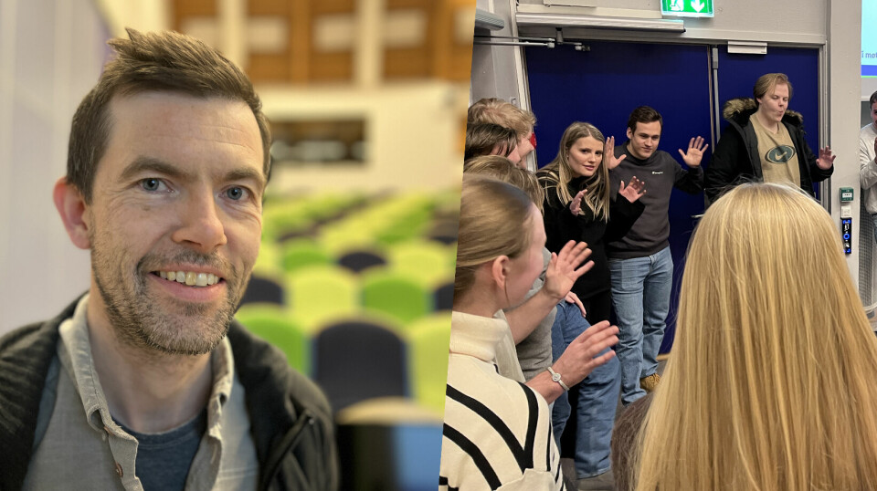 Johan Berg Pettersen og teamet hans reiser fra campus til campus for å høre studentenes innovative idéer.