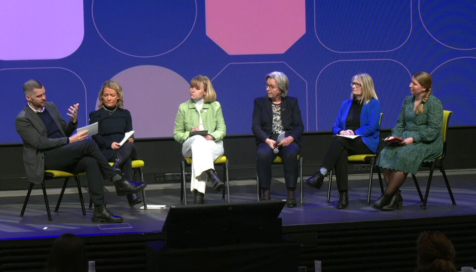 Statsråd Sandra Borch, leder i Norsk studentorganisasjon, Oline Sæther, styreleder Anne Lycke i Forskningsinstituttenes fellesarena, styreleder Sunniva Whittaker i Universitets- og høyskolerådet og leder i Forskerforbundet, Guro Elisabeth Lind.