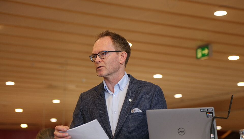 Statsråd Oddmund Hoel sier det nå er mer nødvendig å tenke på sikkerhet i forskningssamarbeidet med Kina.
