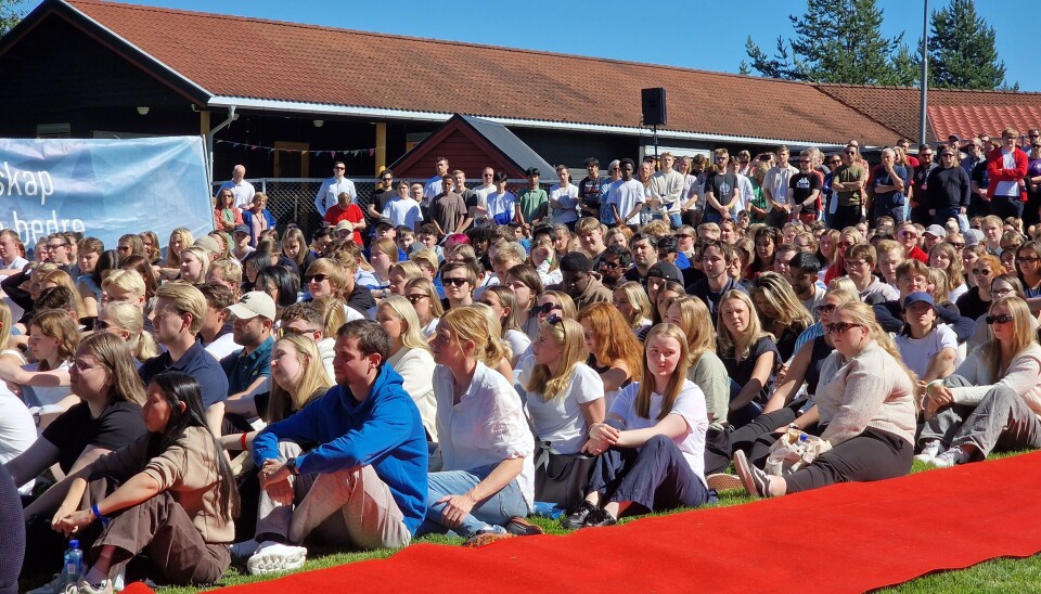 Håpefulle og lovende studenter har sin første dag ved unioversitetet.