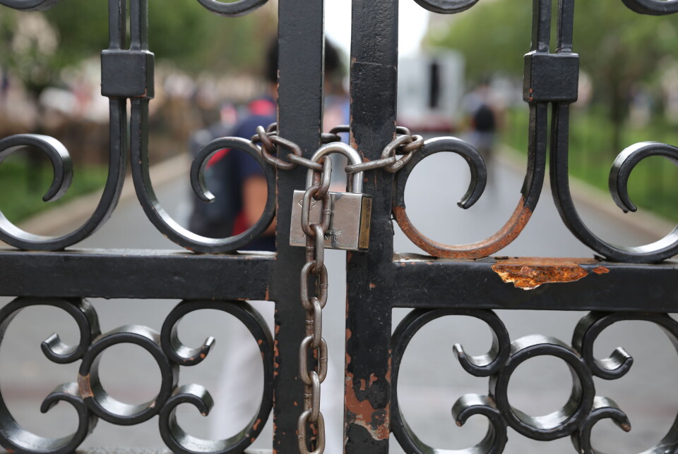 Universitetet som satte hengelås på campusporten