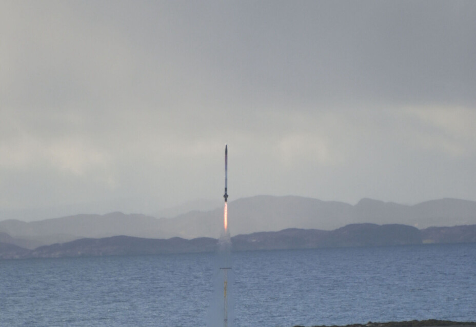 NTNU-studenter hadde en vellykket rakettoppskyting
