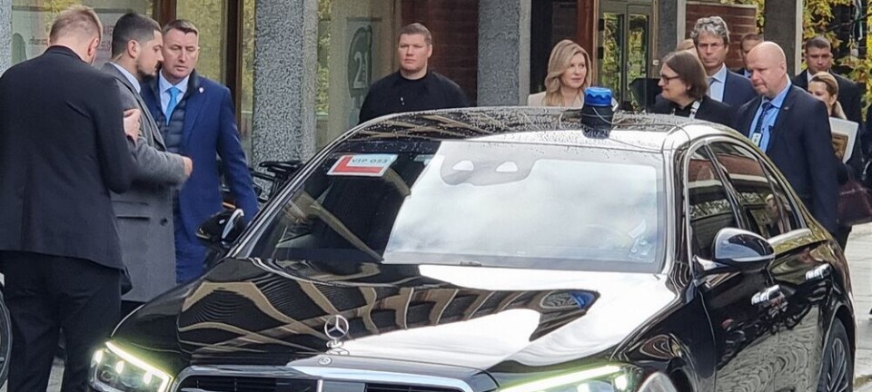 Ukrainas førstedame signerte avtale med UiO